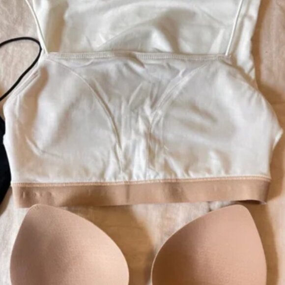 NWT | OGL Brami Black Fitted Sleeveless Crop Camisole w/Built in Bra - Picture 10 of 14